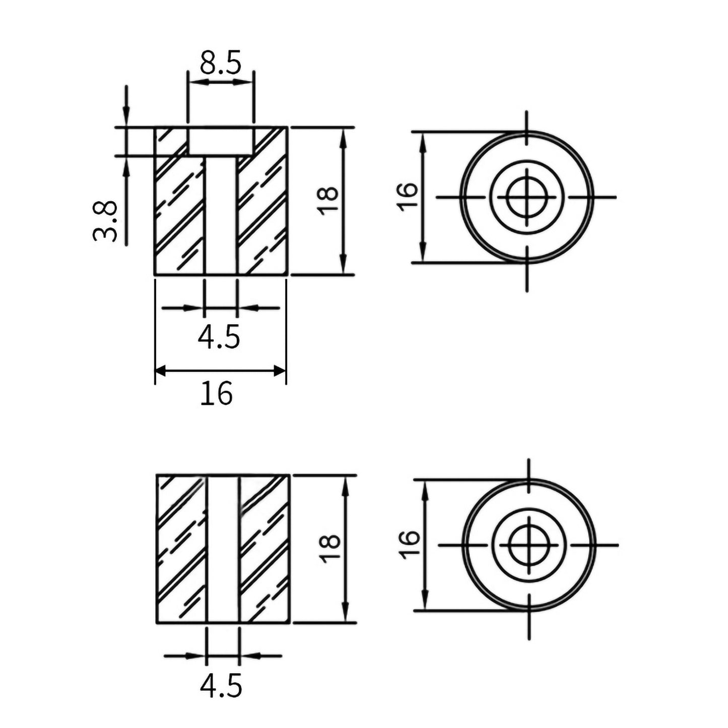 Silicone Spacers For 3D Printer Hotbed