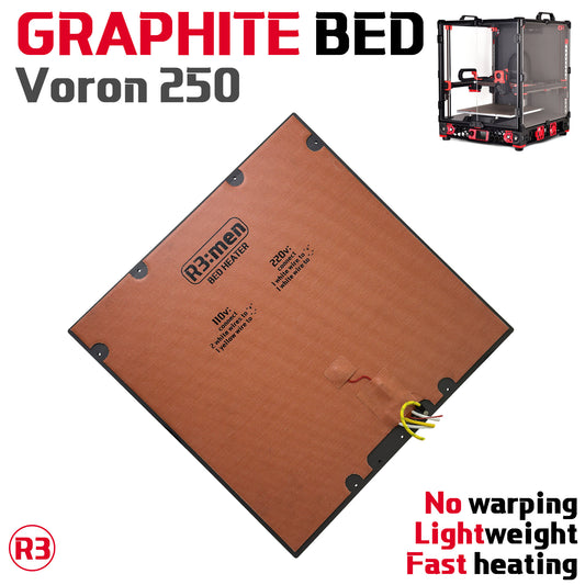 Graphite Heated Bed For Voron 2.4 / Trident 250