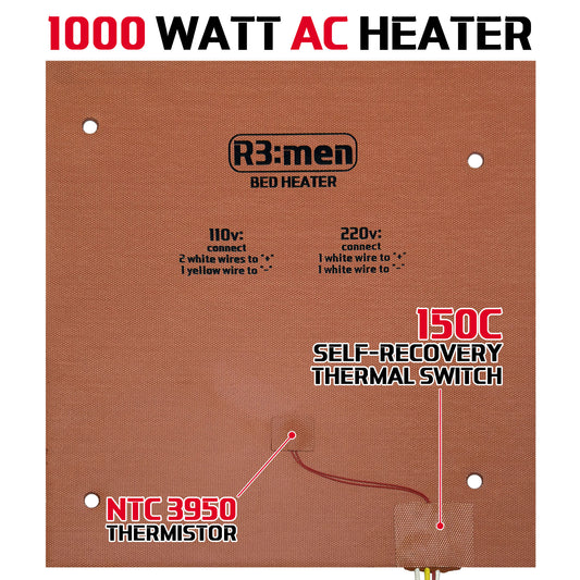 1000W AC Bed Heater For Creality K1 Max