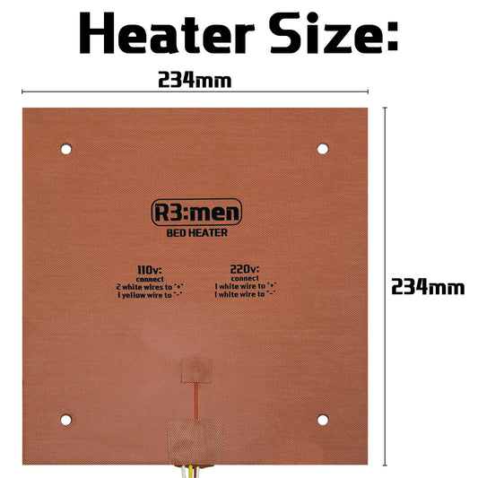 500W AC Bed Heater For Creality K1 / K1C / K1SE